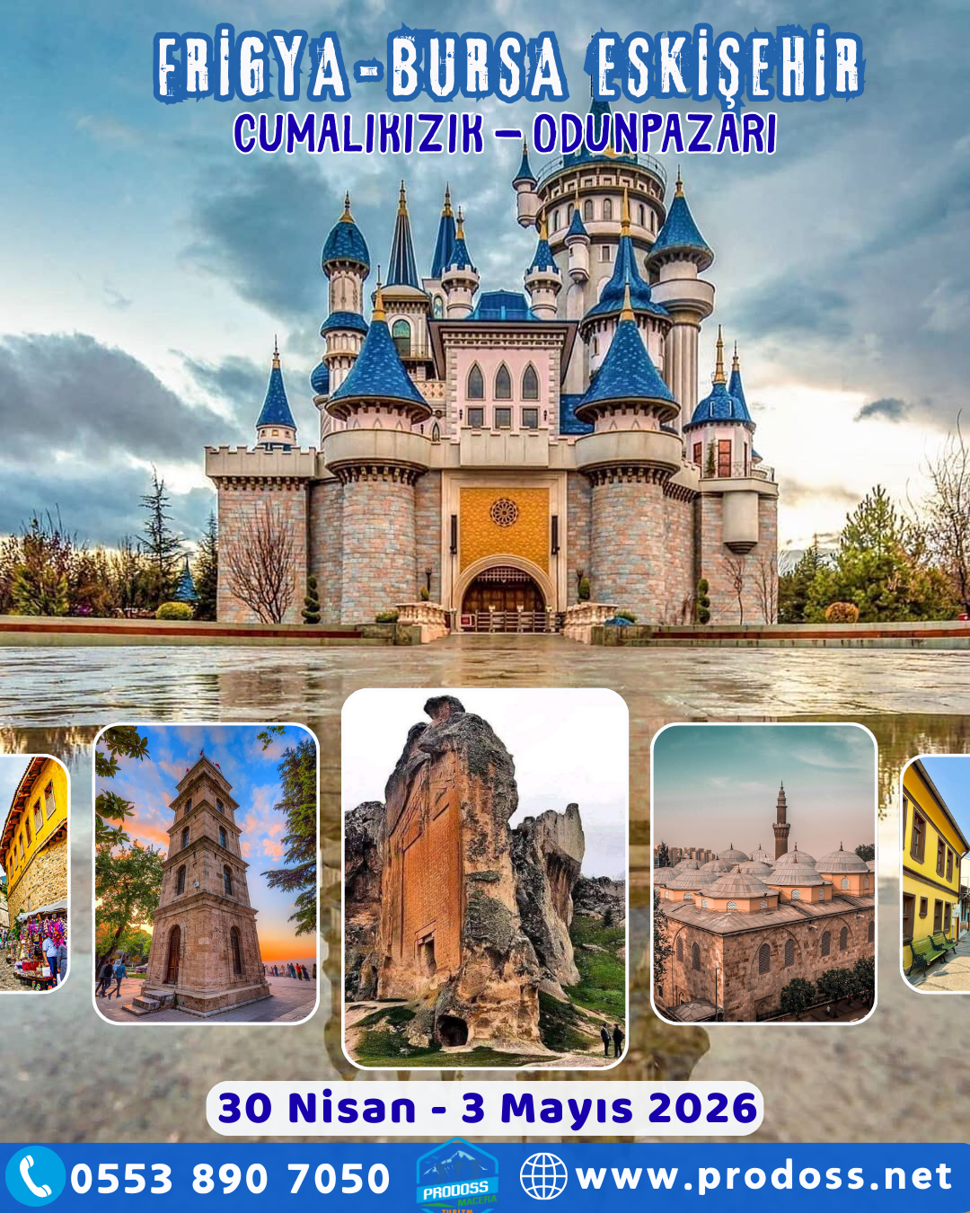 FRİGYA (Frig Vadisi) - BURSA - ESKİŞEHİR Kültür Gezisi  / 30 Nisan - 3 Mayıs 2026 