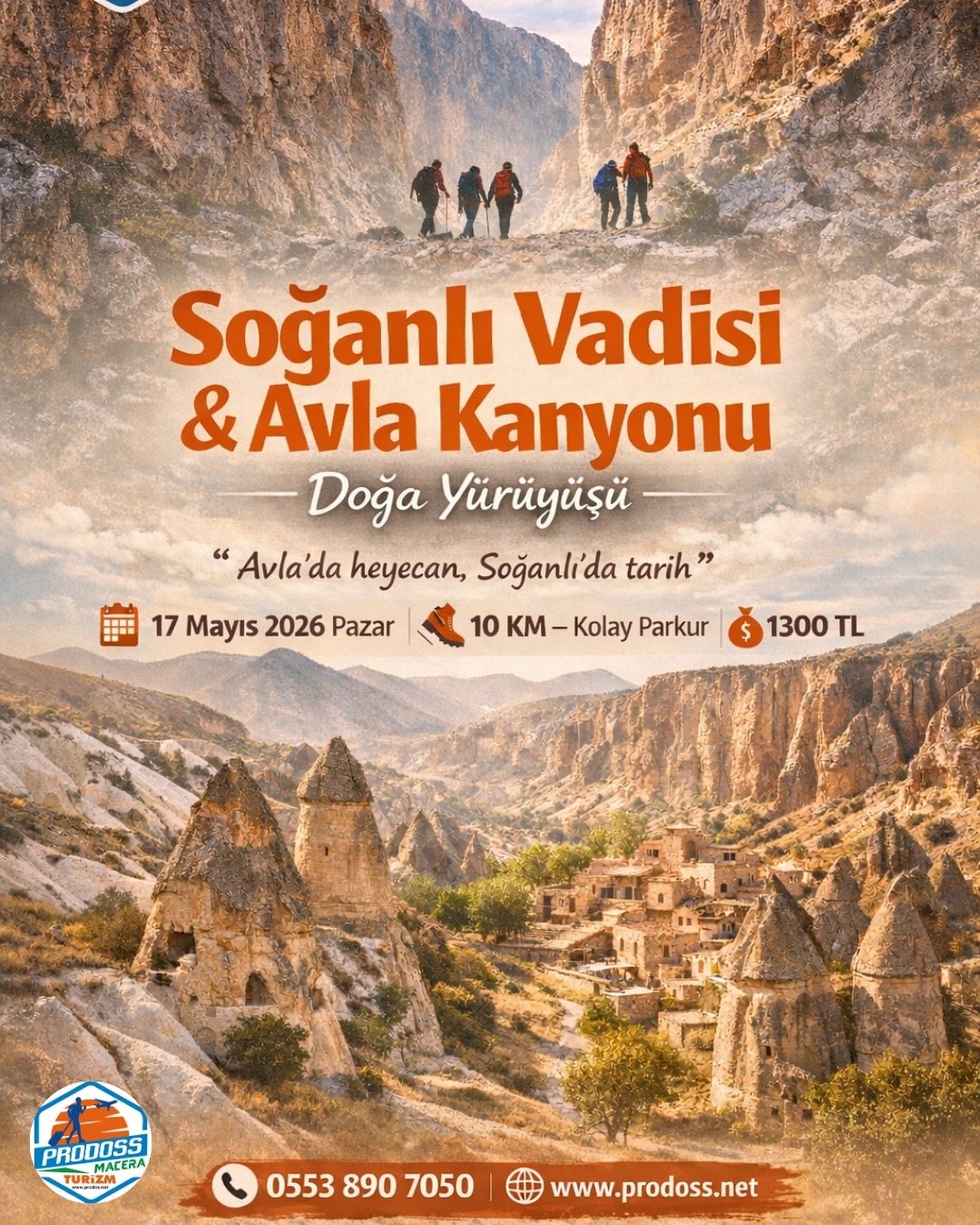 SOĞANLI VADİSİ & AVLA KANYONU Doğa Yürüyüşü