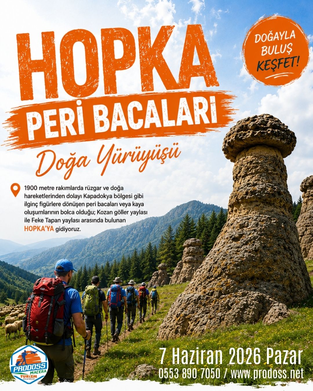 HOPKA PERİ BACALARI Doğa Yürüyüşü