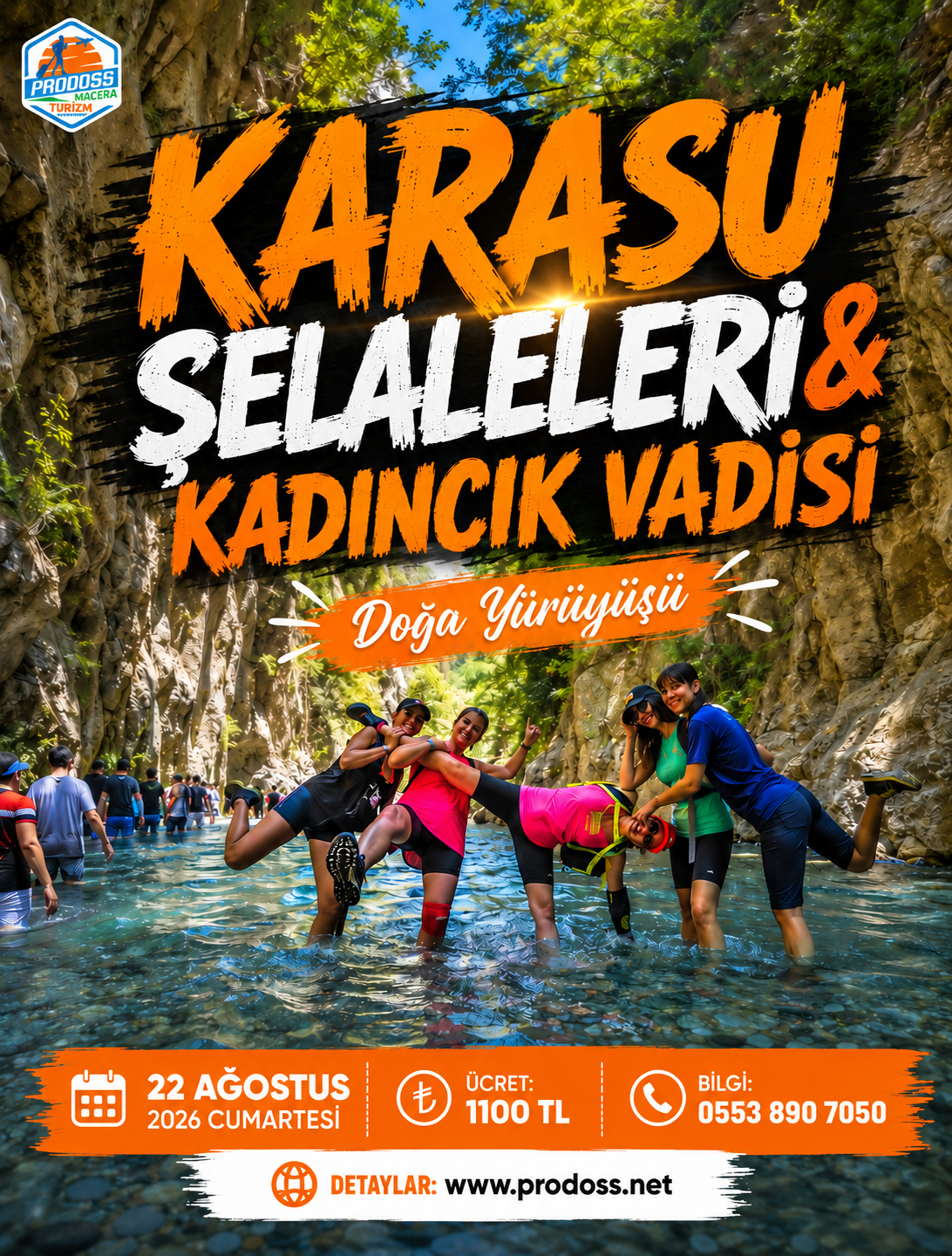 KARASU ŞELALELERİ & KADINCIK VADİSİ Doğa Yürüyüşü