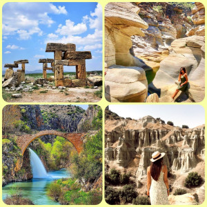 ULUBEY Kanyonu - CLANDRAS Köprüsü - TAŞYARAN Vadisi - Kula Evleri - Kula VOLKANİK JEOPARK Kültür Gezisi